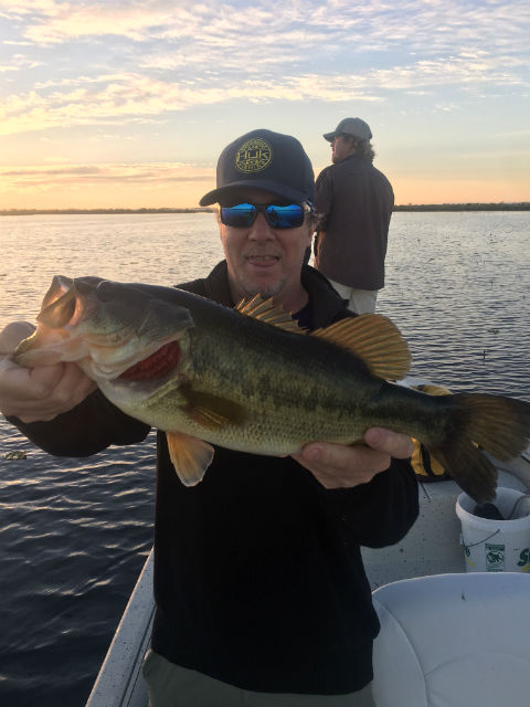 bass fishing in Lake Seminole