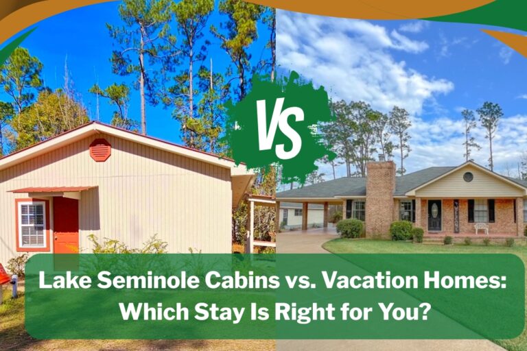 Lake Seminole Cabins vs. Vacation Homes: Which Stay Is Right for You?