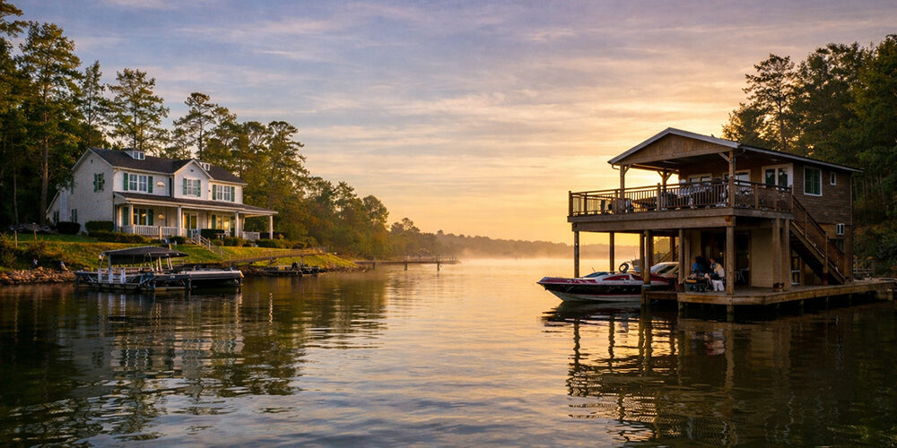 Lakefront Home or a Boathouse Lakefront Home or a Boathouse